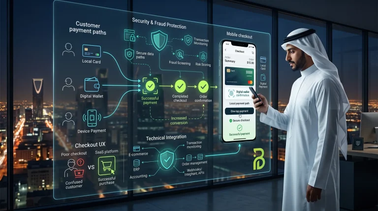 بوابات الدفع للمتاجر الإلكترونية في السعودية