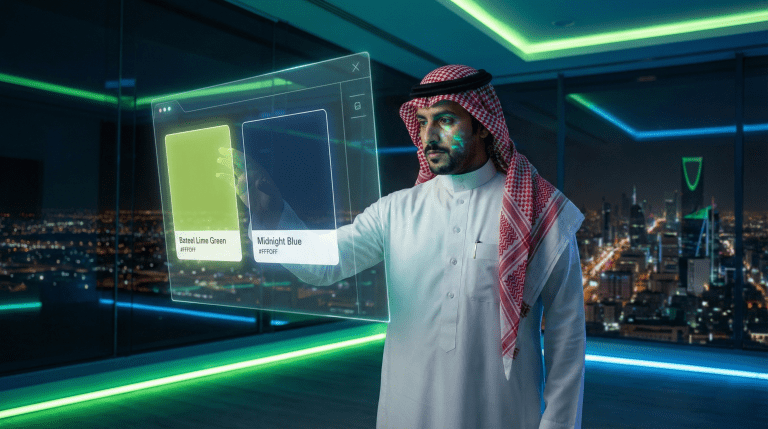 اختيار الألوان والخطوط للهوية البصرية | دليل للشركات السعودية
